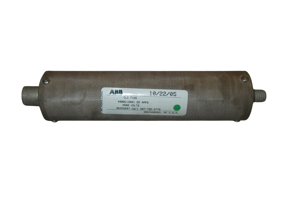 ABB 4989C13A01 Medium Voltage Fuse | 2500V 25A 35kA@2500V CLC Series
