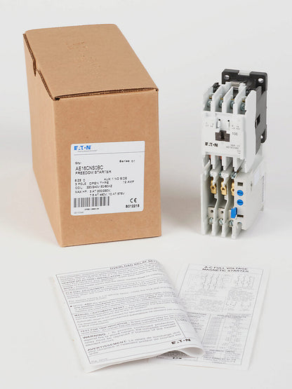 Cutler Hammer AE16CNS0BC Motor Starter | 3P 3PH 600V 12A 220V Coil