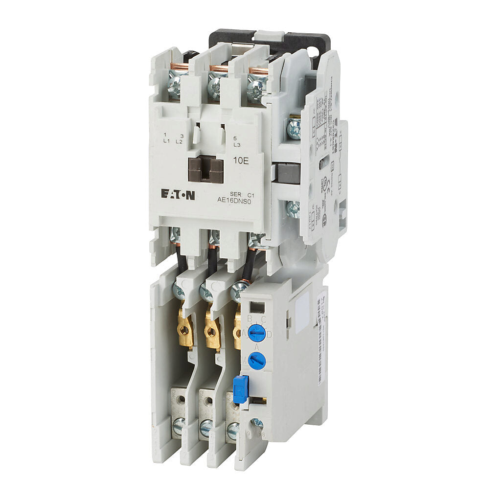 Eaton AE16DNS0AC Motor Starter 3 pole 3 phase 600V 18A 110V coil Freedom Series