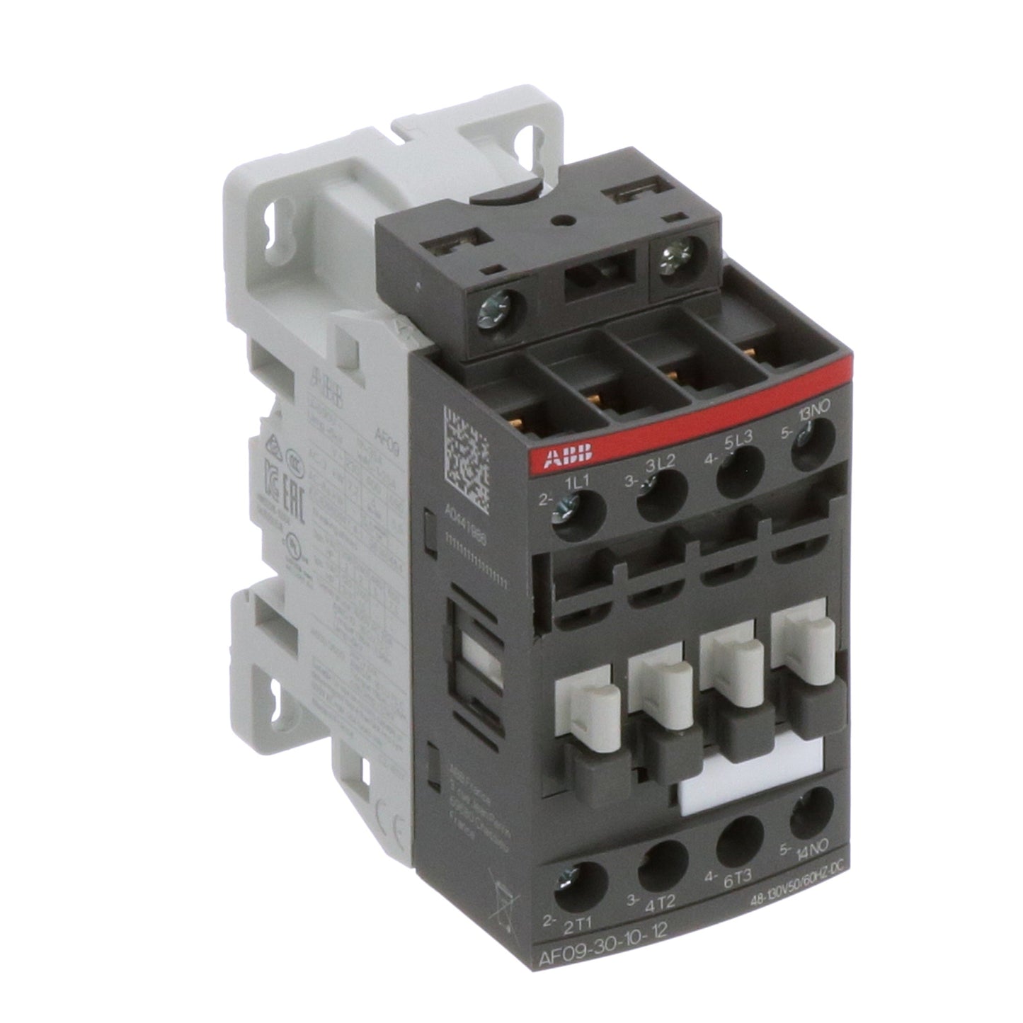ABB AF09-30-10-12 Contactor | 3P 3PH 600V 25A 48V-130V Coil A-Line