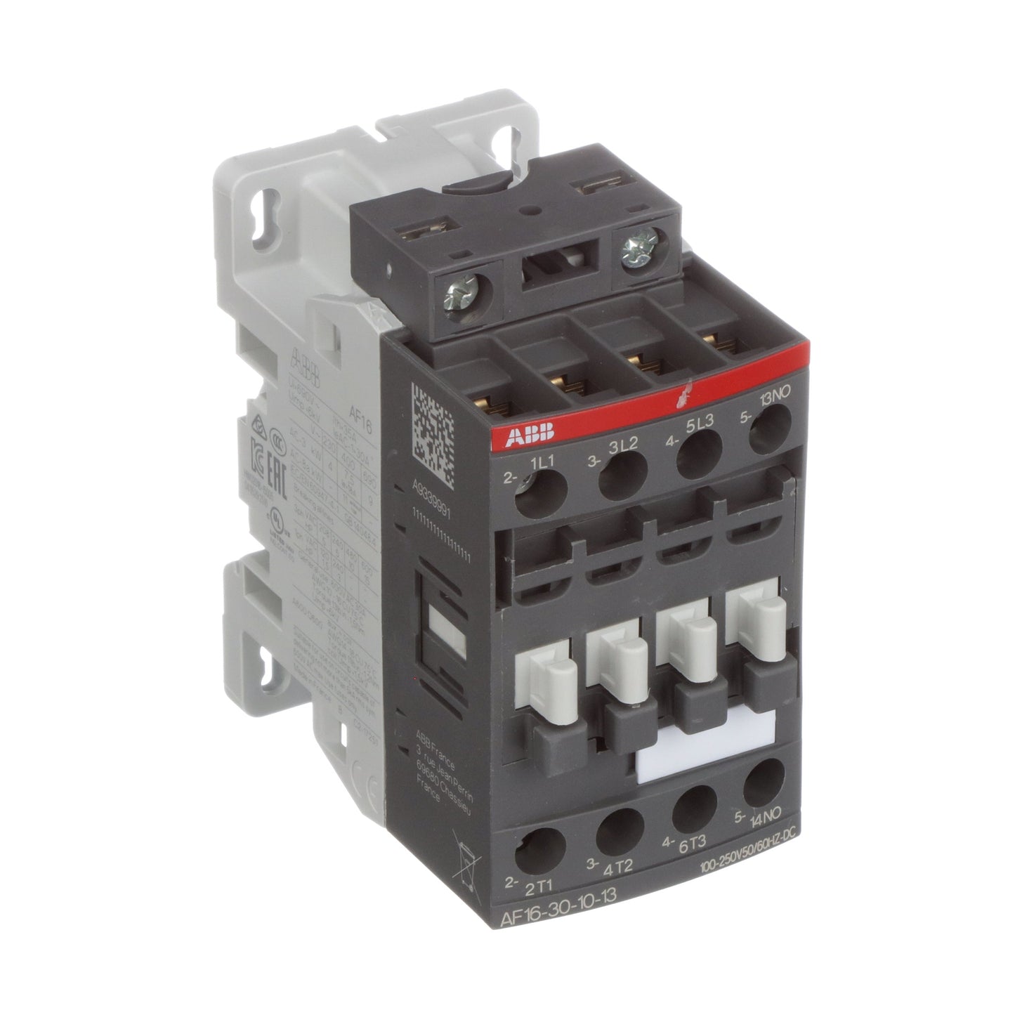 ABB AF16-30-10-13 Contactor | 3P 3PH 600V 30A 100V-250V Coil A-Line