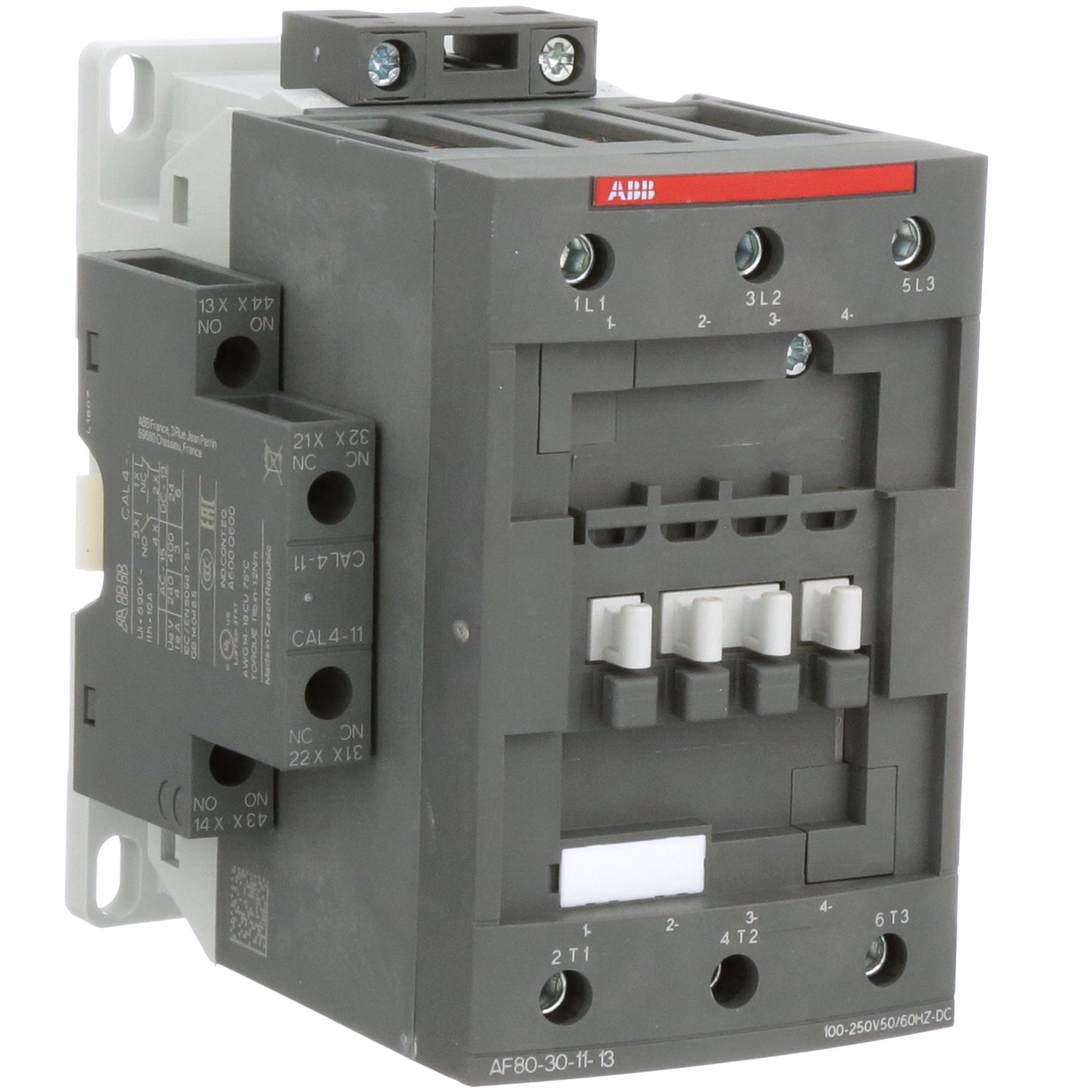 ABB AF80-30-11-13 Contactor | 125 VDC 1 NO + 1 NC