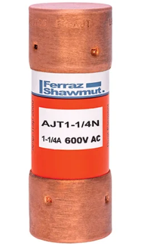 Ferraz Shawmut, Mersen AJT1-1/4 Fuse | Amp-Trap 2000 AJT 600V 1A