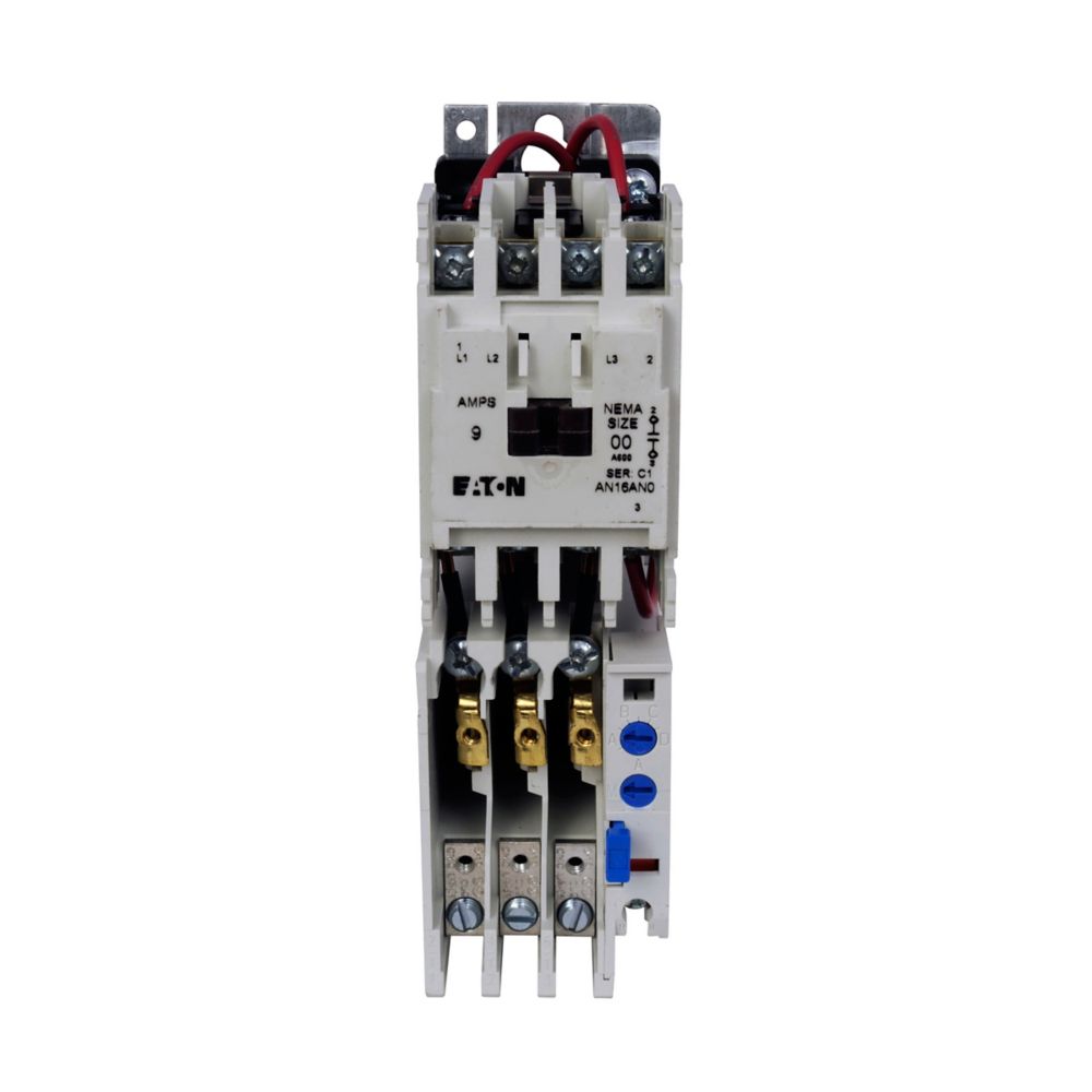Cutler Hammer AN16AN0DC Motor Starter | 3 pole 3 phase 600V 9A 550V coil