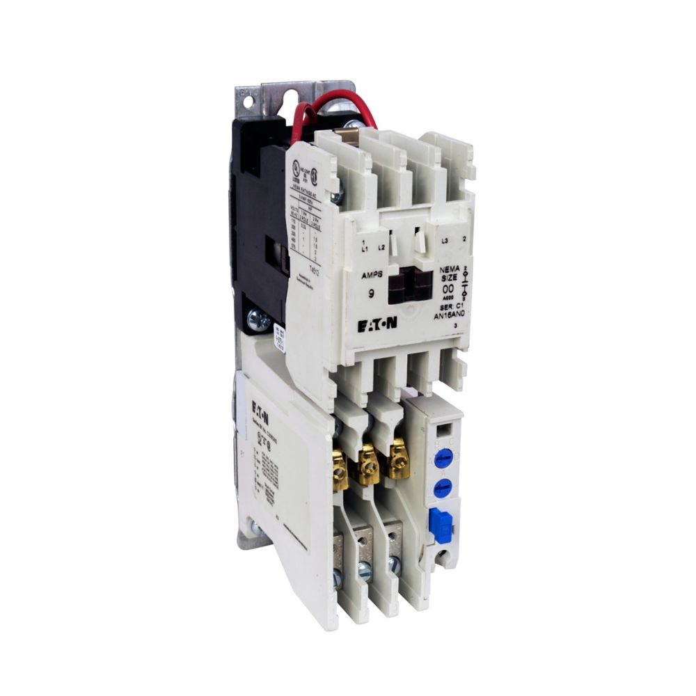Cutler Hammer AN16AN0EC Motor Starter | 3 pole 3 phase 600V 9A 208V coil Freedom Series