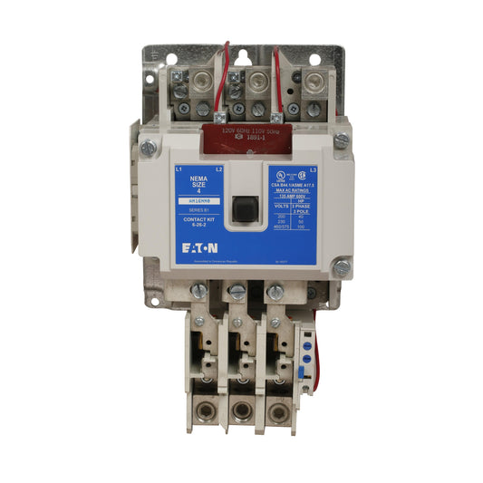 AN16NN0A Eaton Cutler Hammer Size 4 Motor Starter 135A 120V Coil - Essential Electric Supply