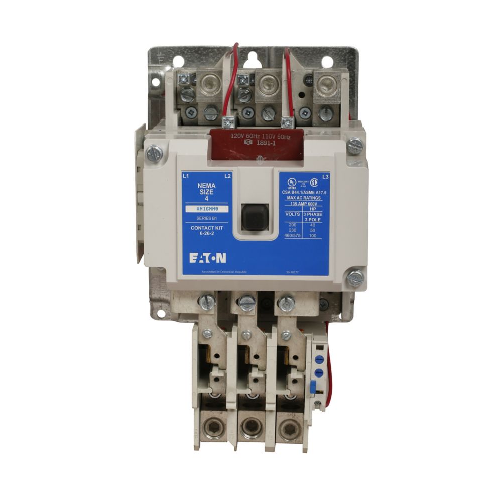 Cutler Hammer AN16NN0D Motor Starter | 3P 3PH 600V 135A 550V coil Freedom Series