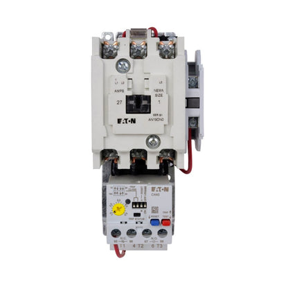 Eaton AN19DN0E5E1P6 Motor Starter | 3 pole 3 phase 600V 27A 208V coil