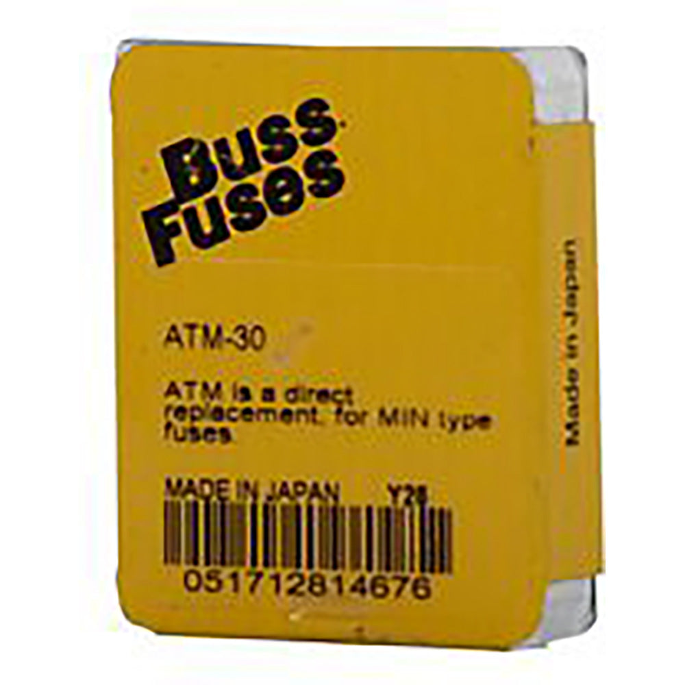 Bussmann ATM-30 Low Voltage Fuse | 32V 30A 1kA@32Vdc ATM Series