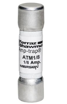 Mersen, Ferraz Shawmut ATM1/8 Fuse | Amp-Trap ATM 600V 1A
