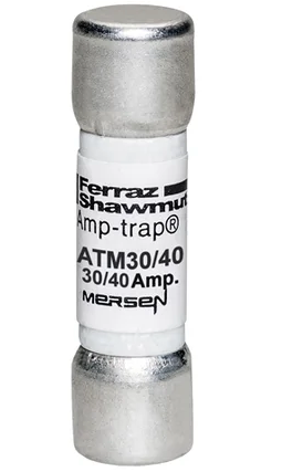 Mersen ATM30/40 Low Voltage Fuse | 600V 40A 100kA@600V Amp-Trap