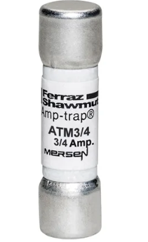 Mersen, Ferraz Shawmut ATM3/4 Fuse | Amp-Trap ATM 600V 3A