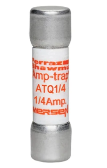 Mersen ATQ1/4 Low Voltage Fuse | 500V 1A 10kA@500V Amp-Trap