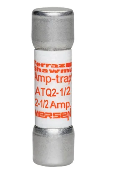Mersen ATQ2-1/2 Low Voltage Fuse | 500V 2A 10kA@500V Amp-Trap
