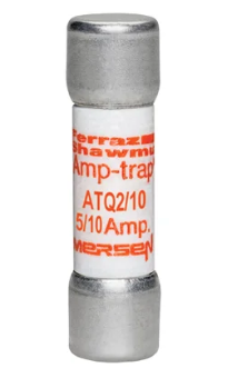 Federal Pacific ATQ2/10 Low Voltage Fuse | 500V 2A 10kA@500V Amp-Trap