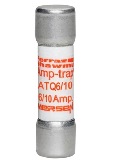 Mersen ATQ6/10 Low Voltage Fuse | 500V 6A 10kA@500V Amp-Trap