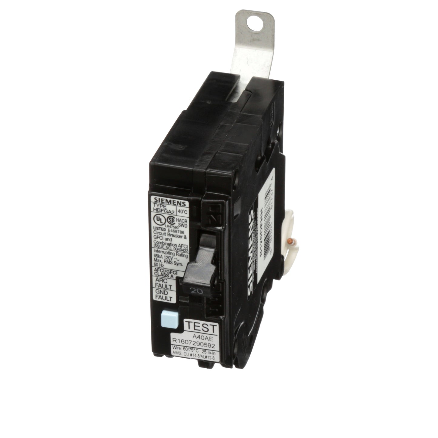 Siemens B120DFHH Circuit Breaker | BL Series HBL 240V 20A