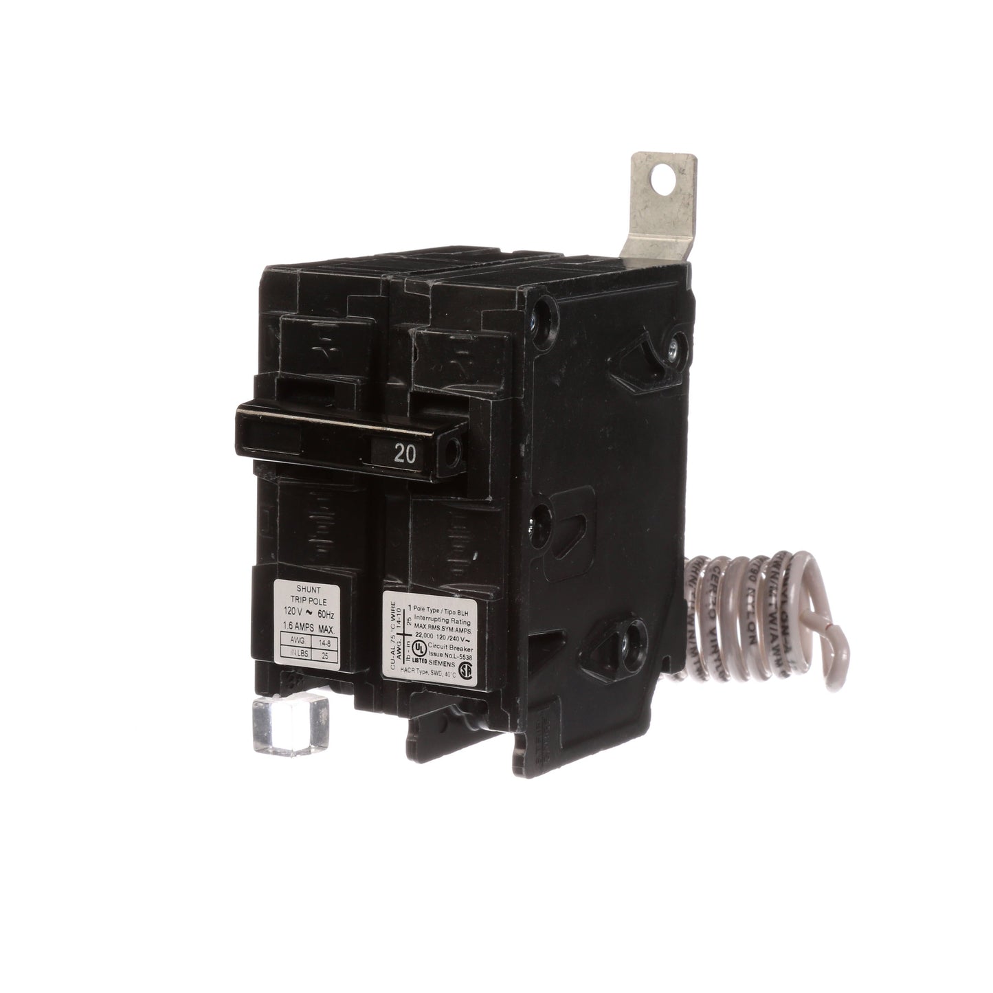 Siemens B120H00S01 Circuit Breaker | BL Series BLH 120VACV 20A