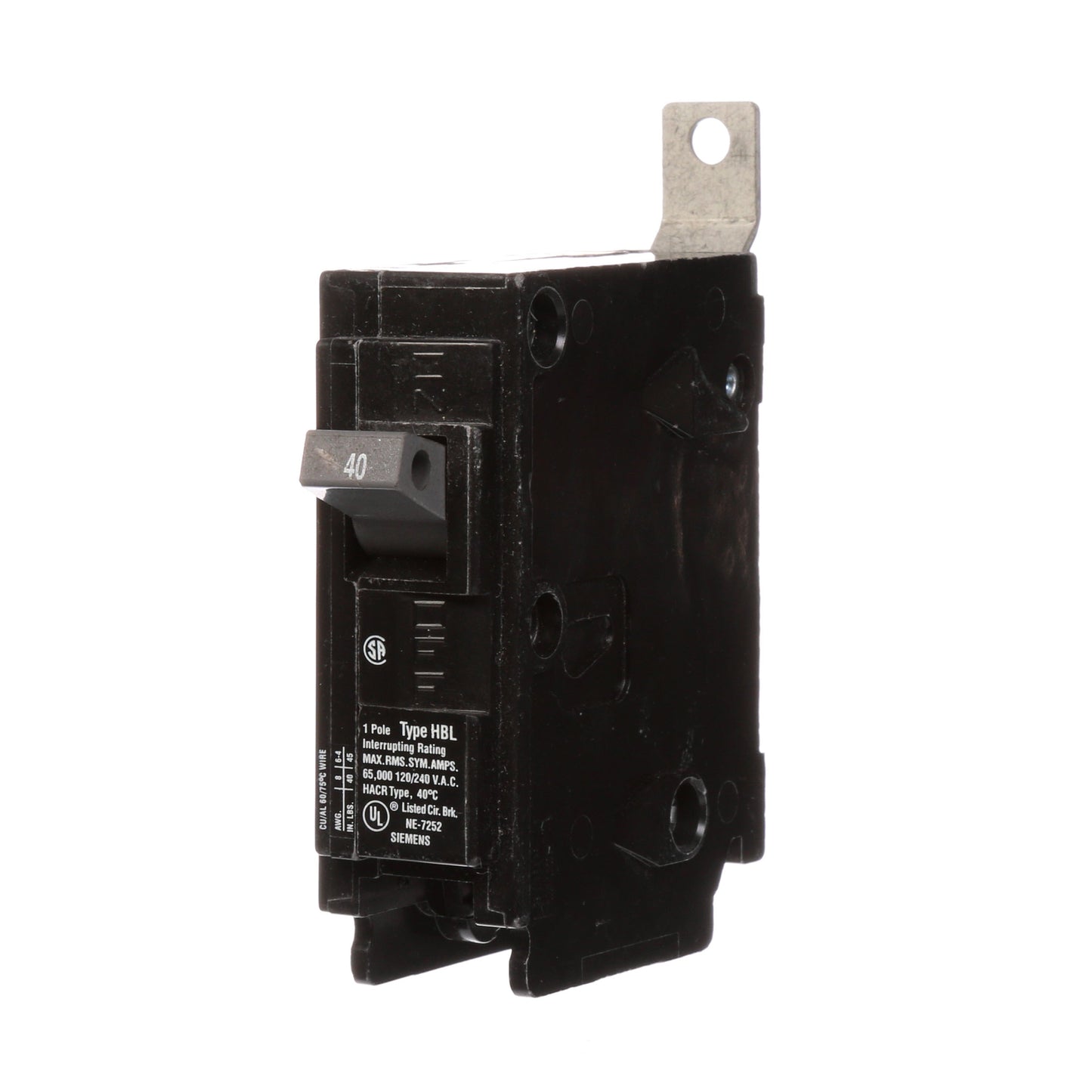 Siemens B140HH Circuit Breaker | 120V 40A 1P 65kA@240V Bolt-on BL Series