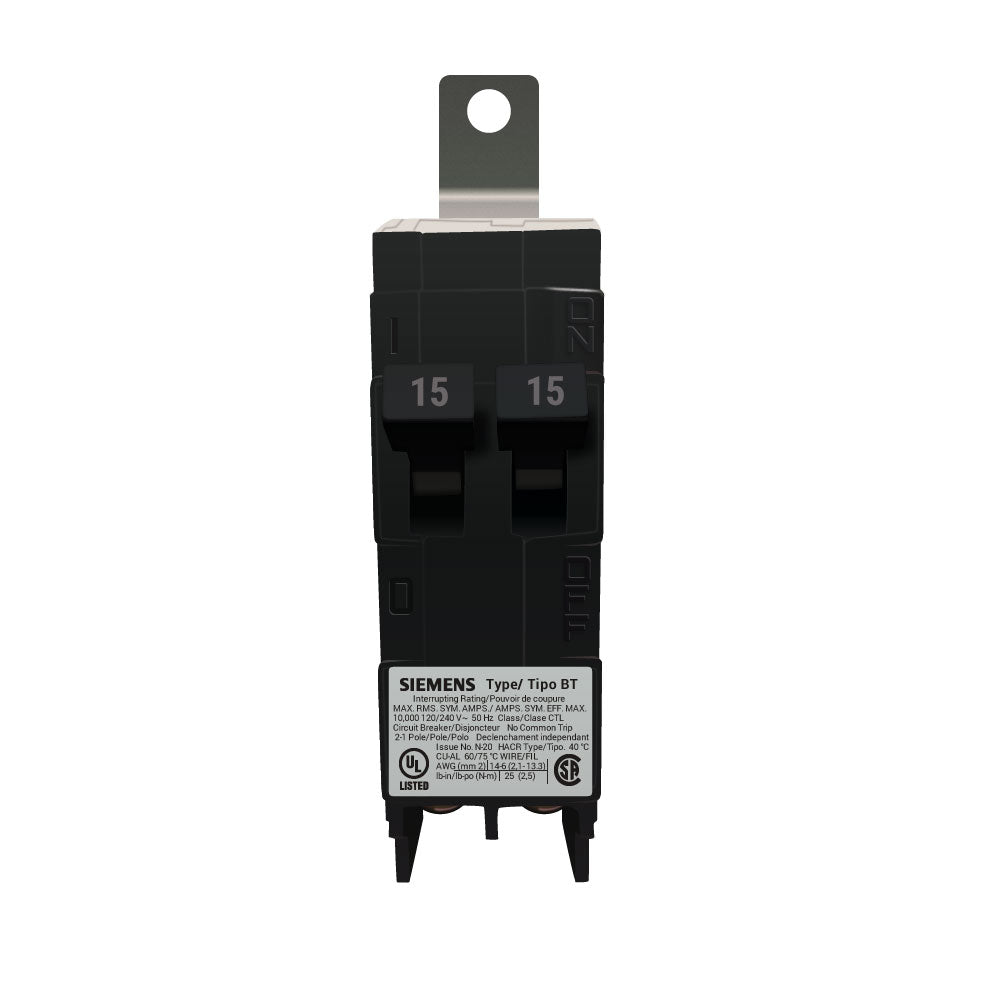 Siemens B1515 Circuit Breaker | B Series BT 120V 15A