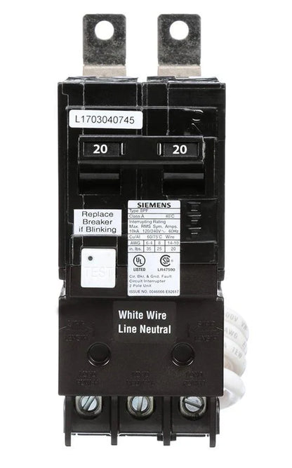 Siemens B230GF Circuit Breaker 120/240V 30A 2P 10kA@240V Bolt-On
