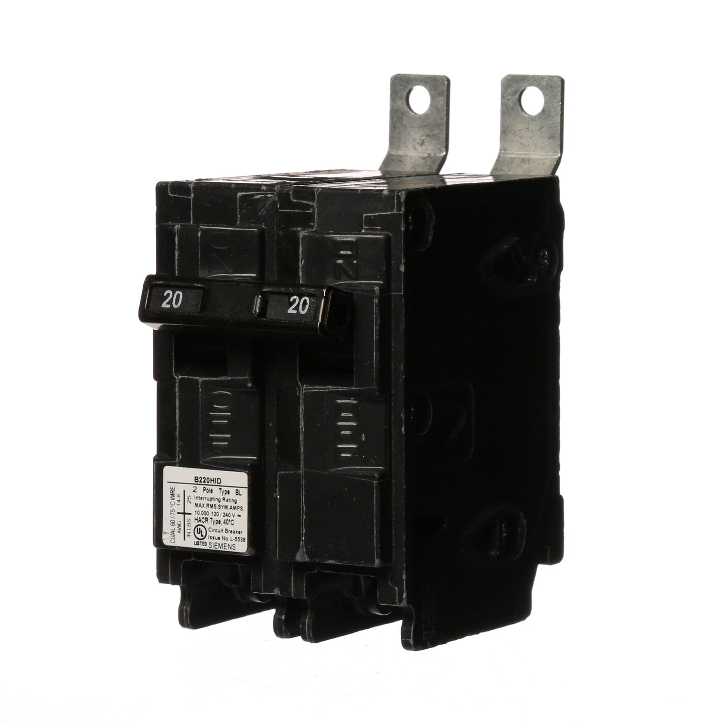 Siemens B220HID Circuit Breaker | BL Series BL 240V 20A