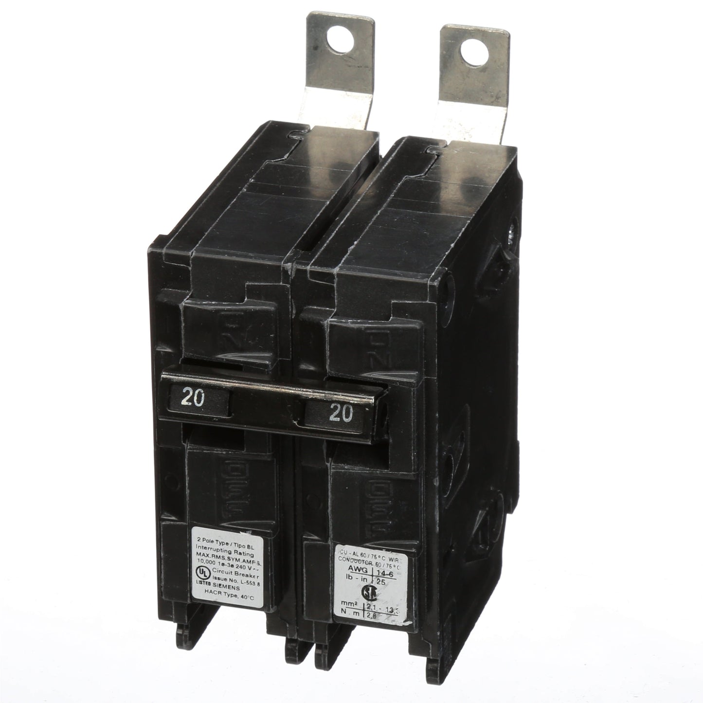 Siemens B220R Circuit Breaker | 240V 20A