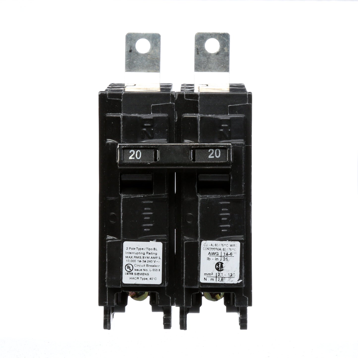 Siemens B220R Circuit Breaker | 240V 20A