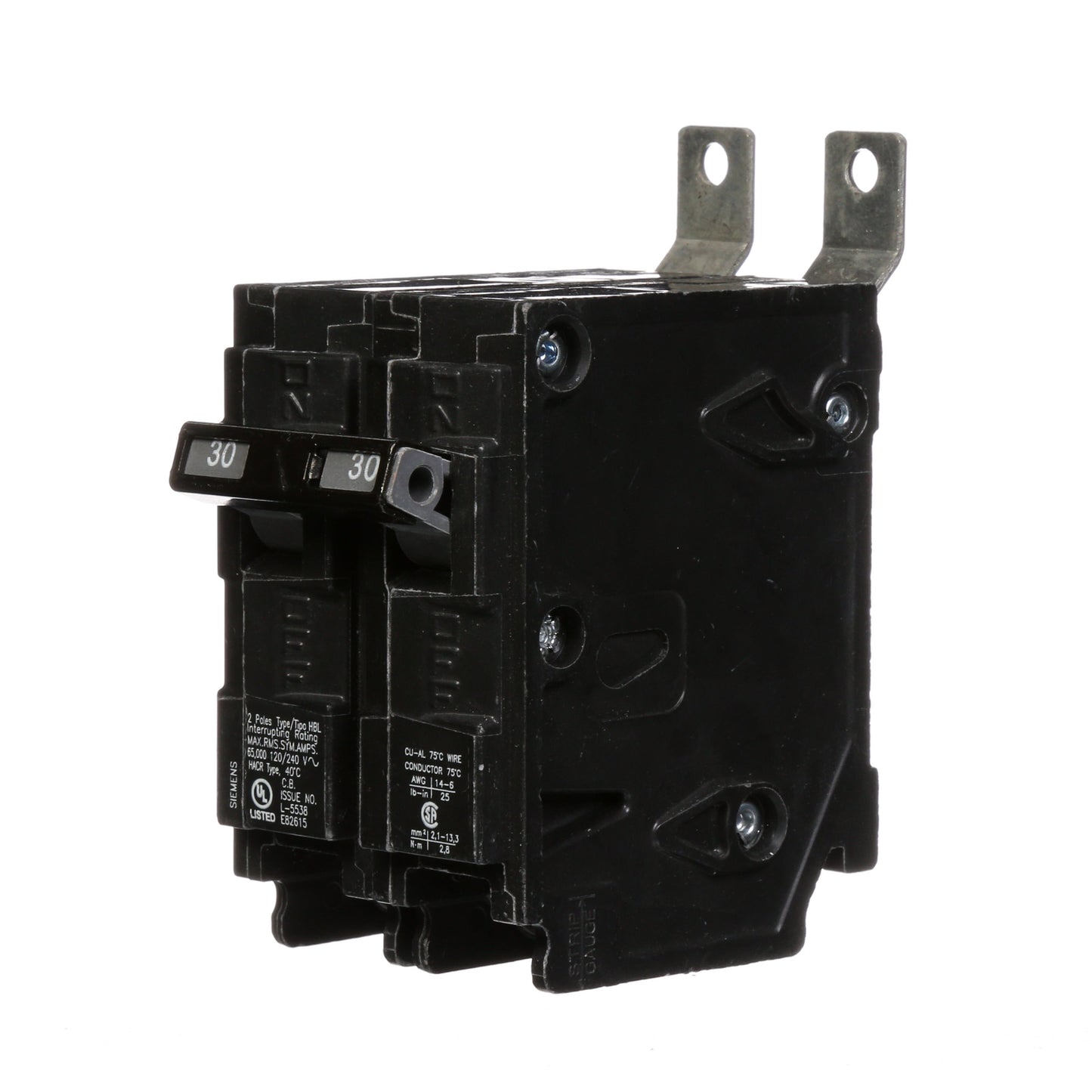 Siemens B230HH Circuit Breaker | 120/240V 30A 2P 65kA@240V Bolt-on BL Series