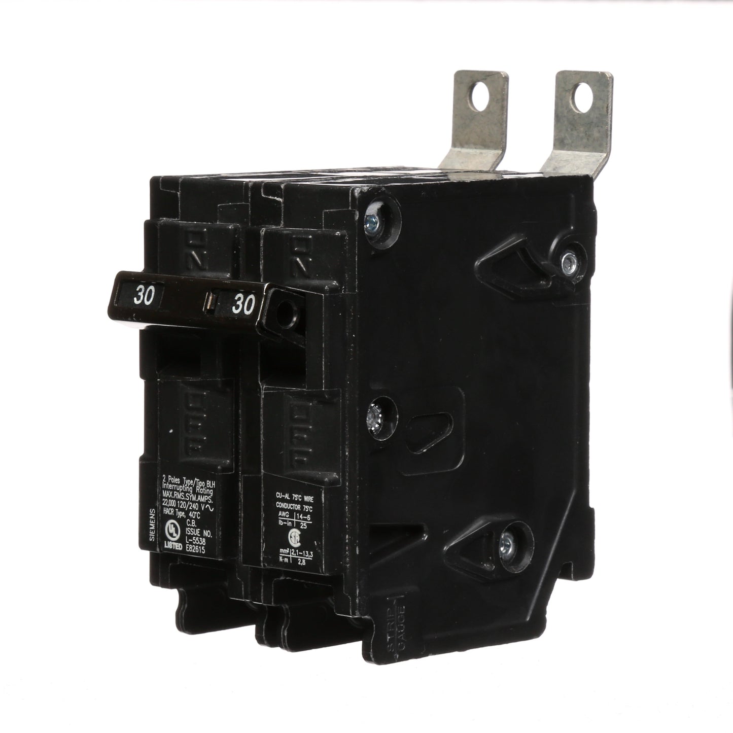 Siemens B230H Circuit Breaker | 120/240V 30A 2P 22kA@240V Bolt-on BL Series