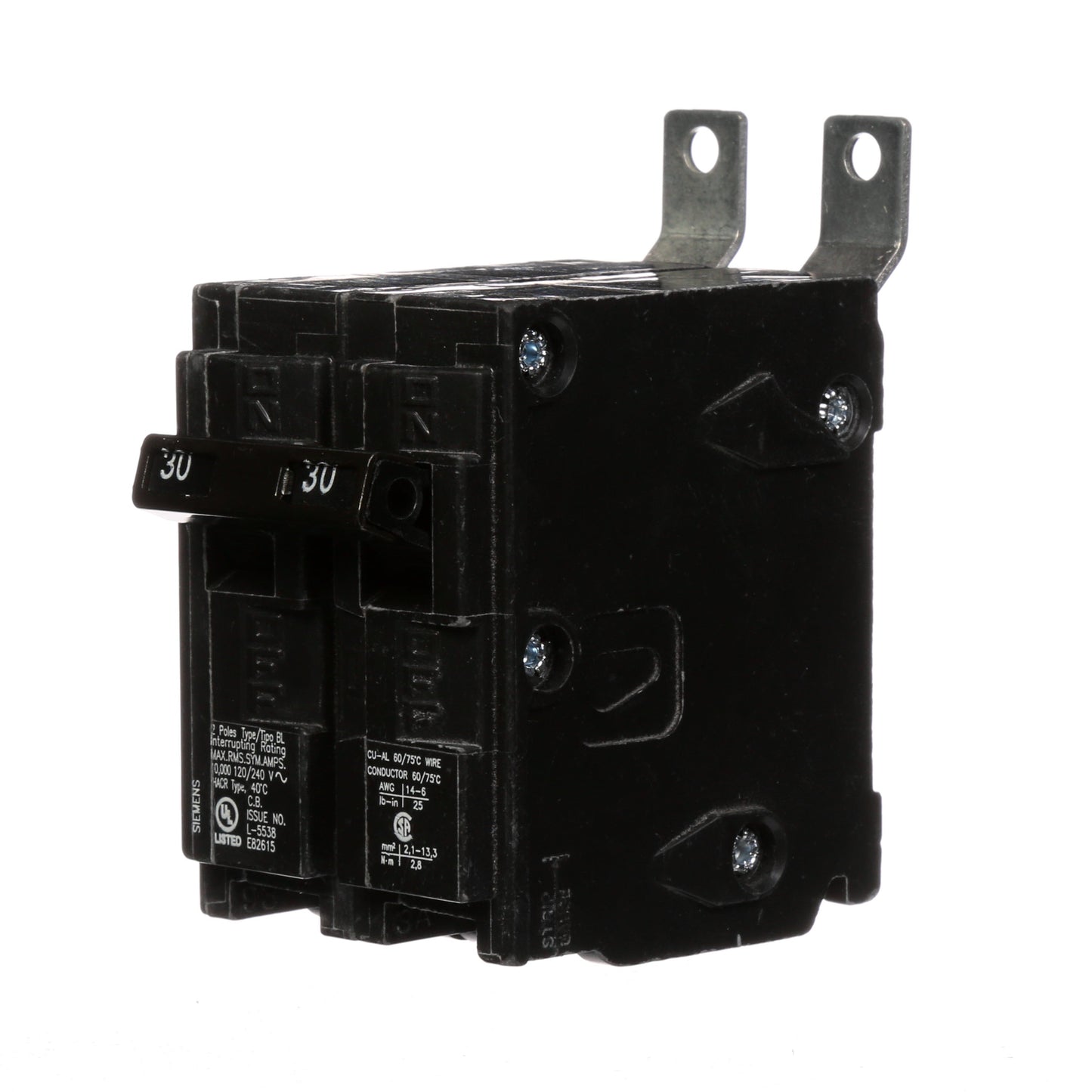Siemens B230 Circuit Breaker | 120/240V 30A 2P 10kA@240V Bolt-on BL Series