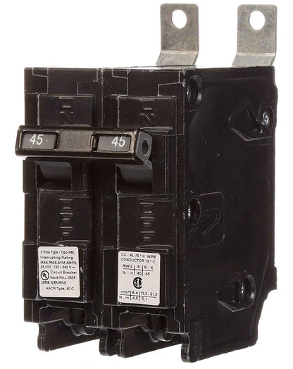 Siemens B245HH Circuit Breaker | 120/240V 45A 2P 65kA@240V Bolt-on BL Series