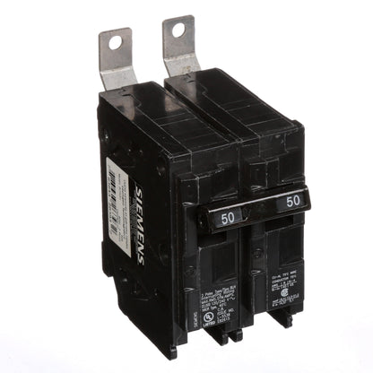 Siemens B250H Circuit Breaker | 120/240V 50A 2 Pole 22kA@240V Bolt-on BL Series