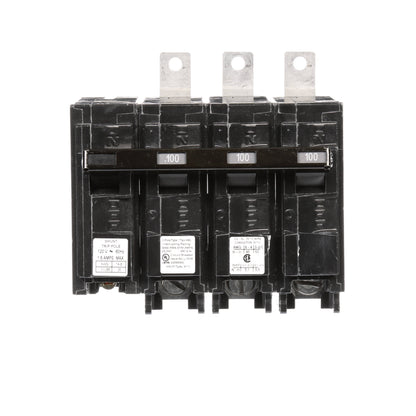 Siemens B3100HH00S01 Molded Case Circuit Breaker 240V 100A 3P 65kA@240V Bolt-on BL Series