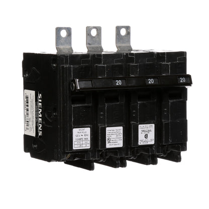 Siemens B320H00S01 Molded Case Circuit Breaker | 240V 20A 3P 22kA@240V Bolt-on BL Series