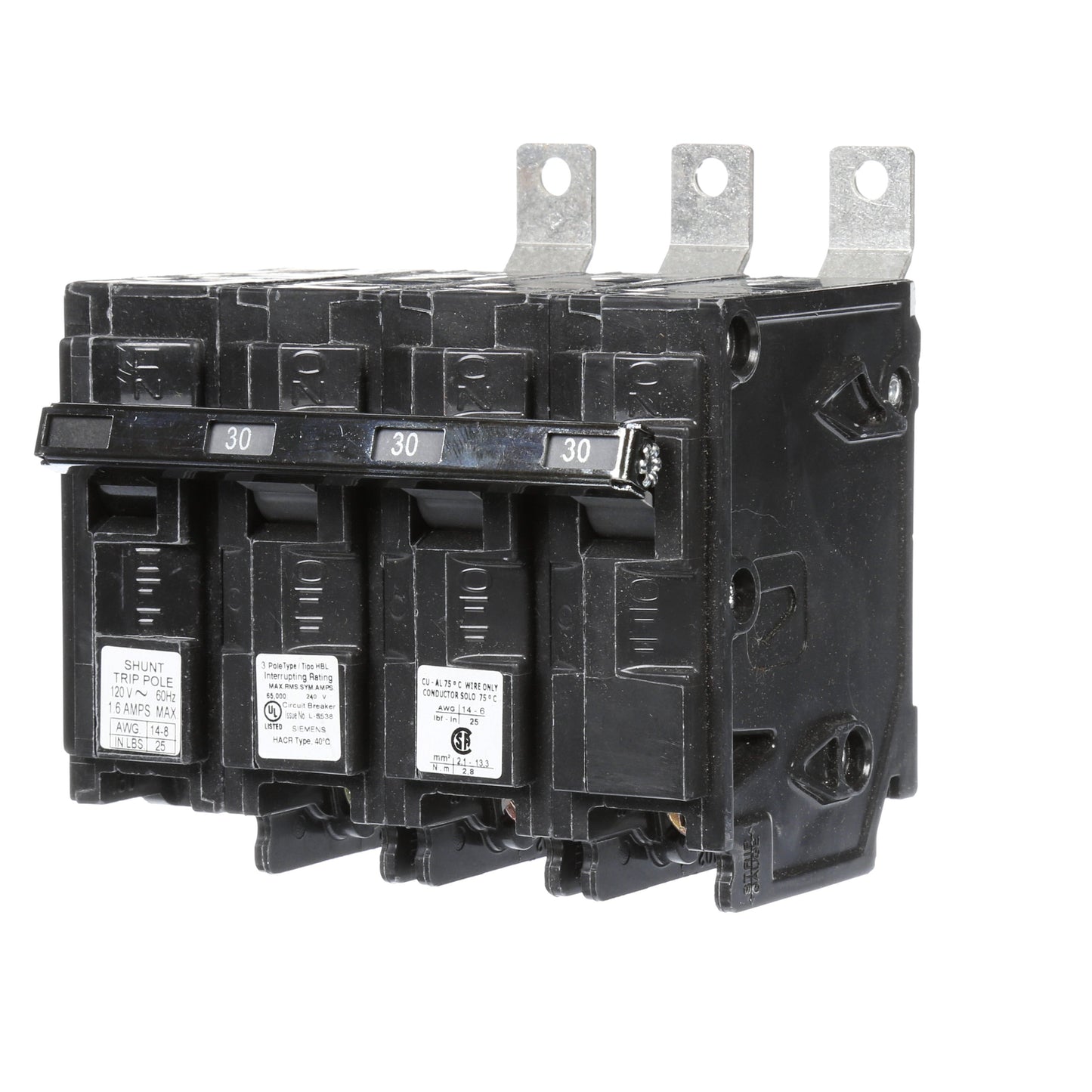 Siemens B330HH00S01 Molded Case Circuit Breaker | 240V 30A 3P 65kA@240V Bolt-on BL Series