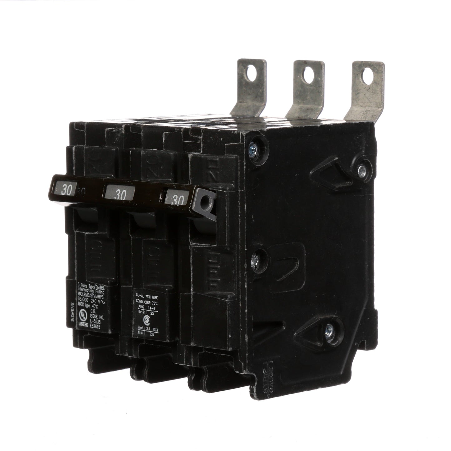 Siemens B330HH Circuit Breaker | 240V 30A 3P 65kA@240V Bolt-on BL Series
