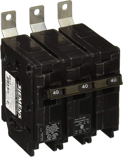 Siemens B340 Circuit Breaker | 240VAC 40A 3P 10kA@240V BL Series