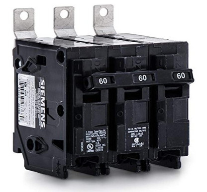 Siemens B360 Molded Case Circuit Breaker | 240V 60A 3P 10kA@240V Bolt-on BL Series