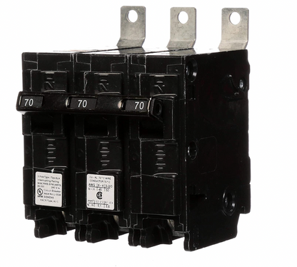 Siemens B370H Circuit Breaker | 240V 70A 3P 22kA@240V Bolt-on BL Series