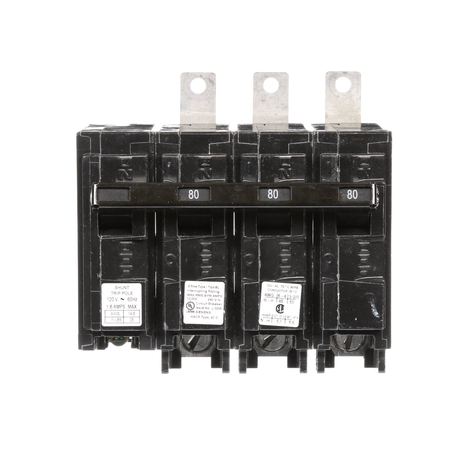 Siemens B38000S01 Circuit Breaker | BL Series BL 240V 80A