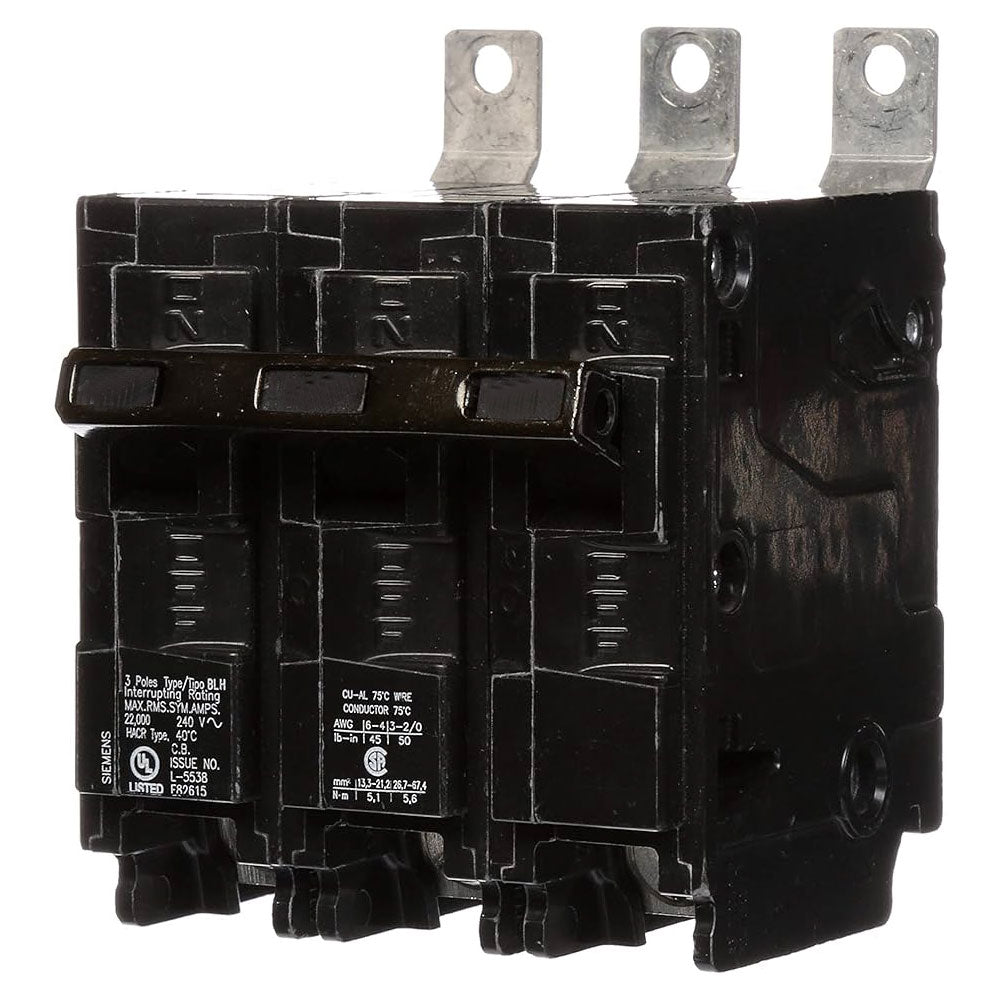 Siemens B350HH Circuit Breaker | 240V 50A 3P 65kA@240V Bolt-on BL Series