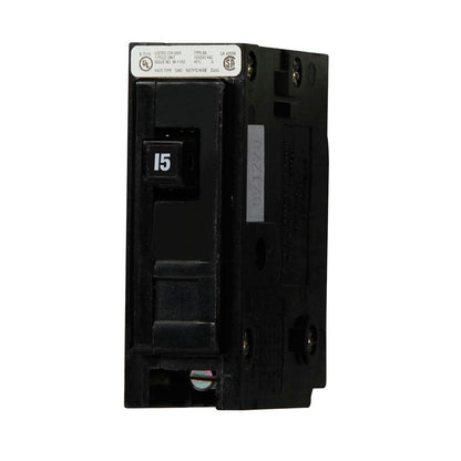 Eaton BAB1015D Circuit Breaker | 240V 15A 1P 10kA@120V Bolt-On