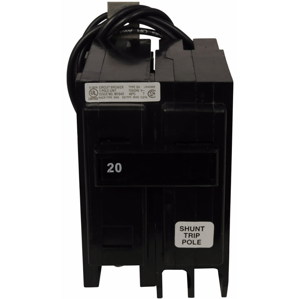 Cutler Hammer BAB1020S Circuit Breaker | 240V 20A 1P 10kA@240V Bolt-On QUICKLAG