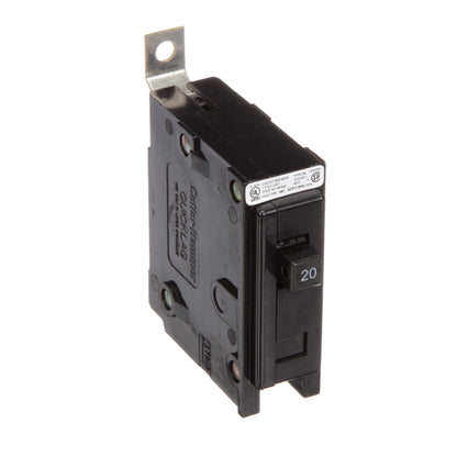 Crouse-Hinds BAB1020 Circuit Breaker | 240V 20A 1P 10kA@240V Bolt-On QUICKLAG