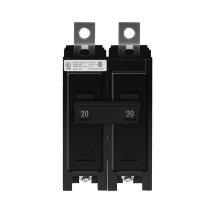 Eaton BAB2020 Circuit Breaker | 240V 20A 2P 10kA@240V Bolt-On QUICKLAG