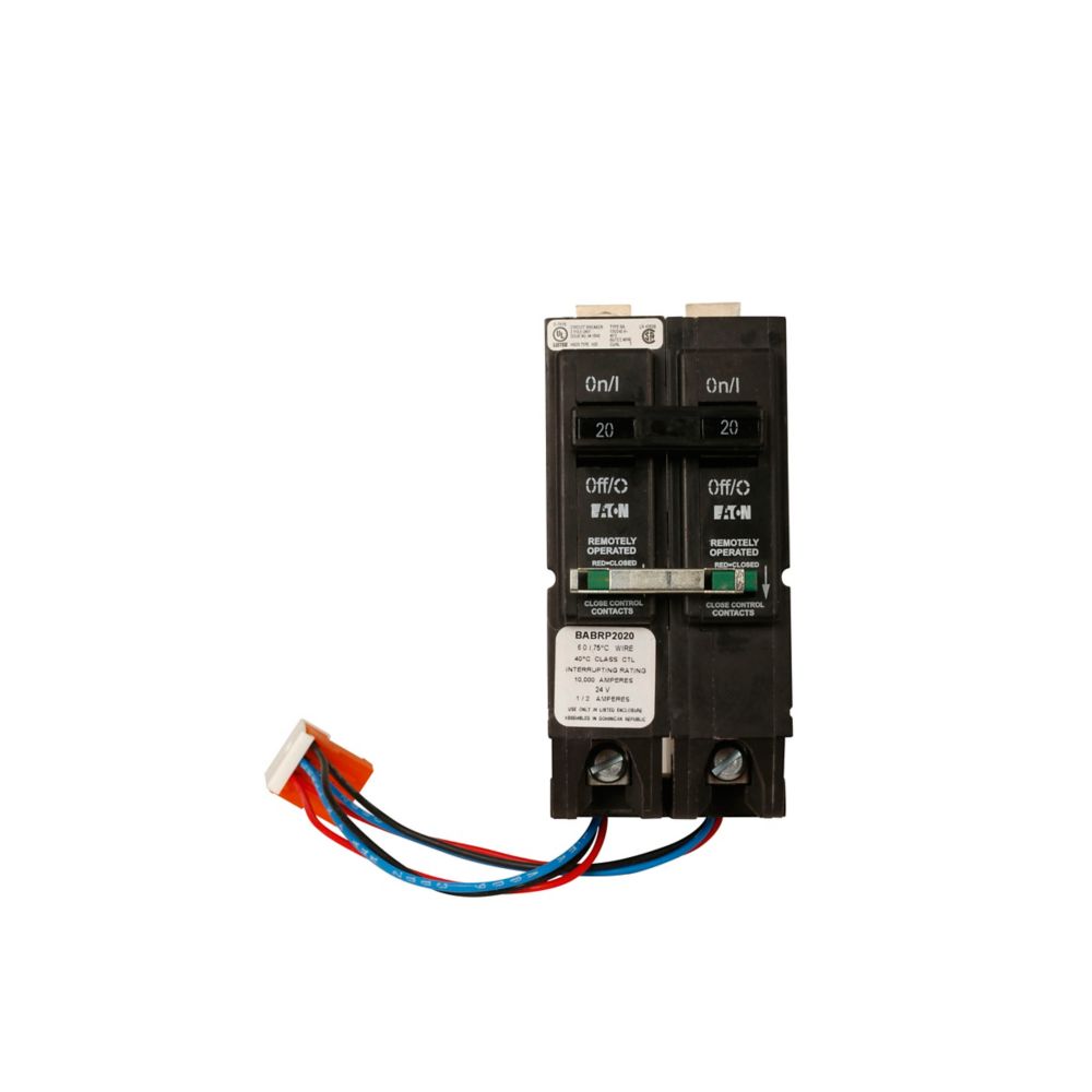 Cutler Hammer BABRP2020 Circuit Breaker | 240V 20A 2P 10kA@240V Bolt-On