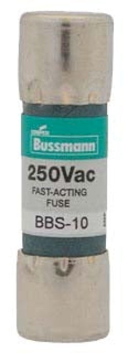 Bussmann BBS-10 Low Voltage BBS Series 250V 10A Fuse - Essential Electric Supply