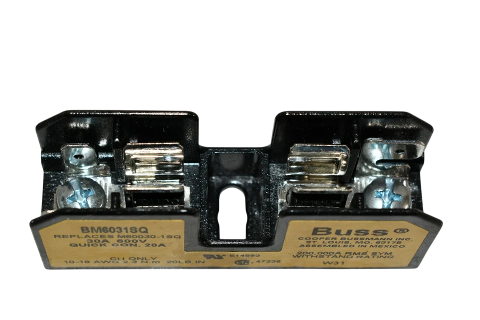 Bussmann BCA6031SQ Fuse Block 600V 30A BCA