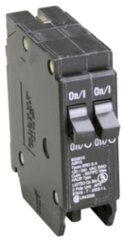 BD2015 - Cutler Hammer/ Westinghouse/ Eaton Feed-Thru 15 Amp 2 Pole Circuit Breaker - Essential Electric Supply